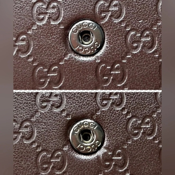 Gucci Guccissima Chocolate Brown Sunglasses Case Cardholder - Picture 3 of 16